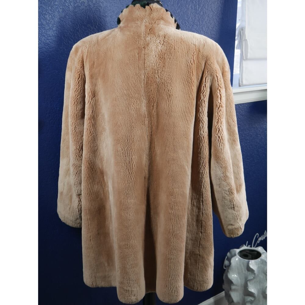 Gorgeous Designer ZUKI Sheared Beaver Fur Coat Jacket - 3