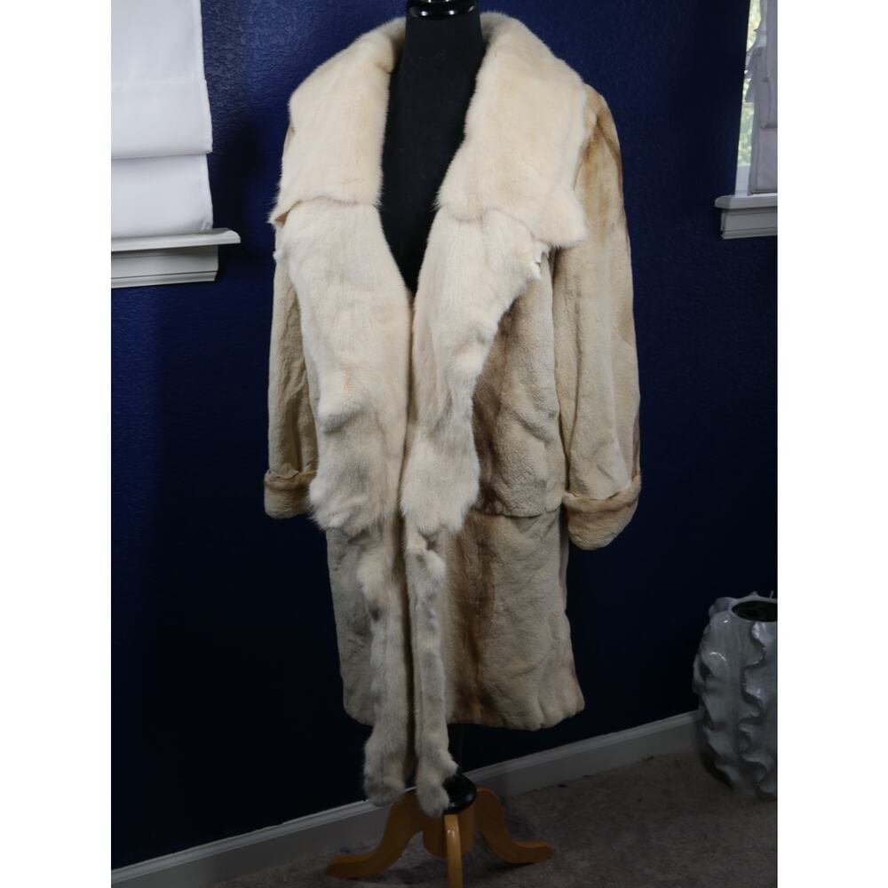 Gorgeous Laser Sheared & Long Hair Mink Fur Coat Jacket (1 of 6)