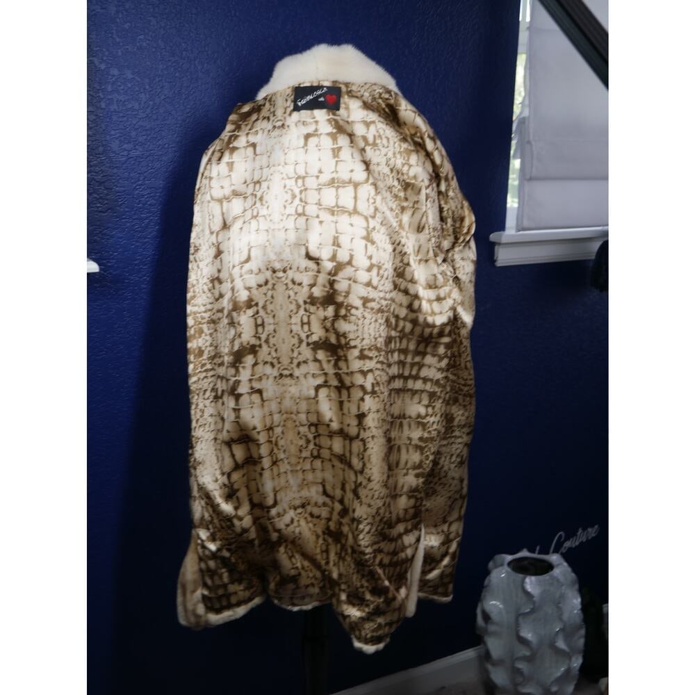 Gorgeous Laser Sheared & Long Hair Mink Fur Coat Jacket - 6