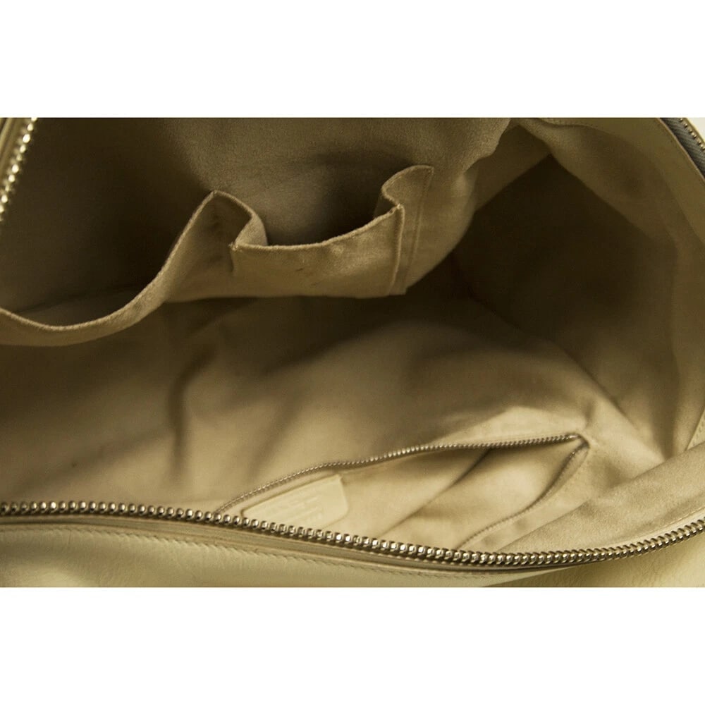 Salvatore Ferragamo cream & yellow leather plus snakeskin tote shopper bag - 6