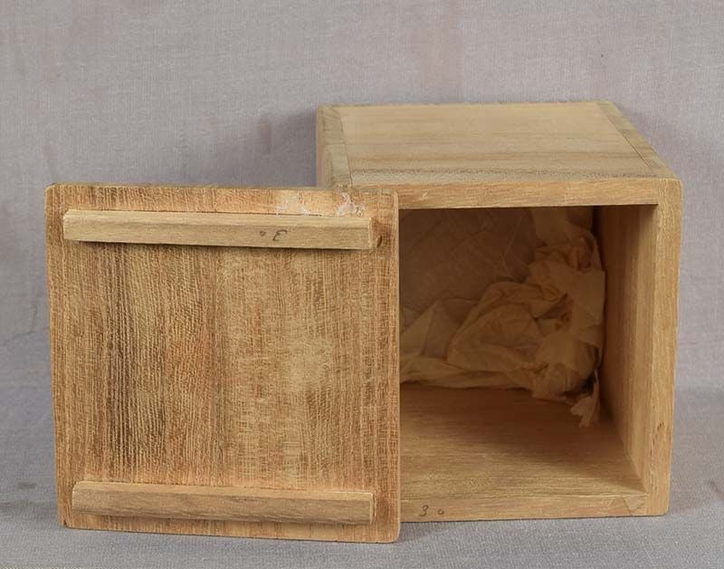 Vintage KIRIWOOD BOX for NETSUKE / OKIMONO - 3