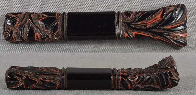 19c Japanese lacquer KANZASHI hair pin various flowers - 2