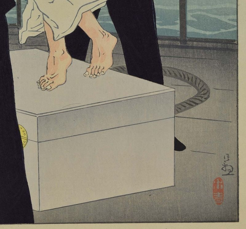 1895 Japanese print Sino-Japanese HERO Tanaka Ichitaro by KIYOCHIKA - 3