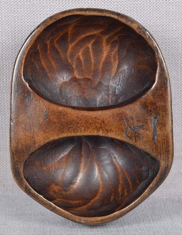 19c netsuke mask OKAME by IKKO - 3
