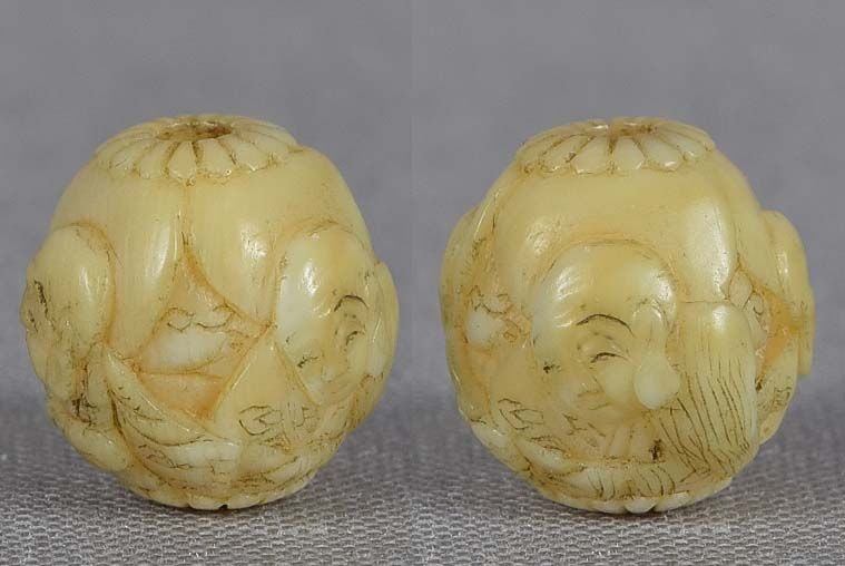 19c marine ojime netsuke slide 4 ARHAT by GYOKUICHI - 2