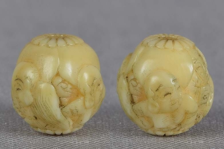 19c marine ojime netsuke slide 4 ARHAT by GYOKUICHI - 3