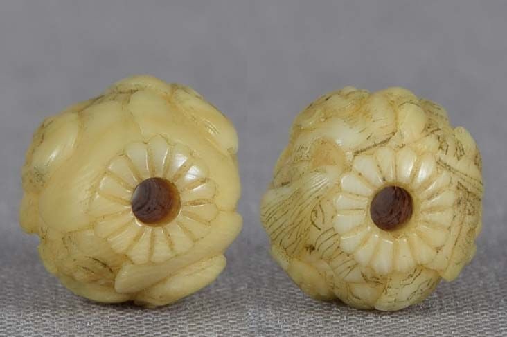 19c marine ojime netsuke slide 4 ARHAT by GYOKUICHI - 4