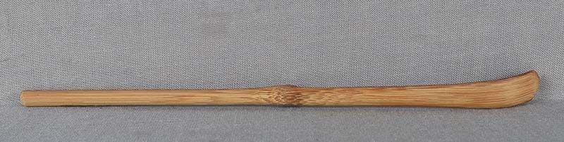 19c Japanese tea ceremony INSCRIBED CHASHAKU with inscribed case - 5