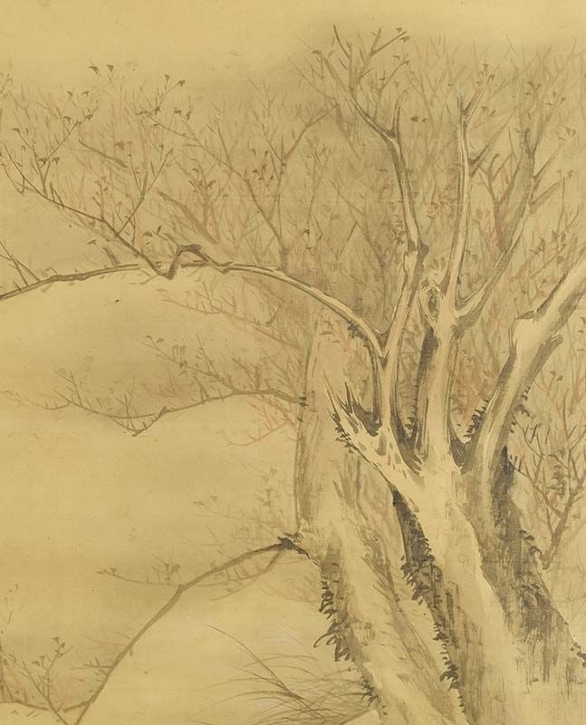 19c Japanese scroll painting BUFFALO & boy by MATSUMURA KEIBUN - 3