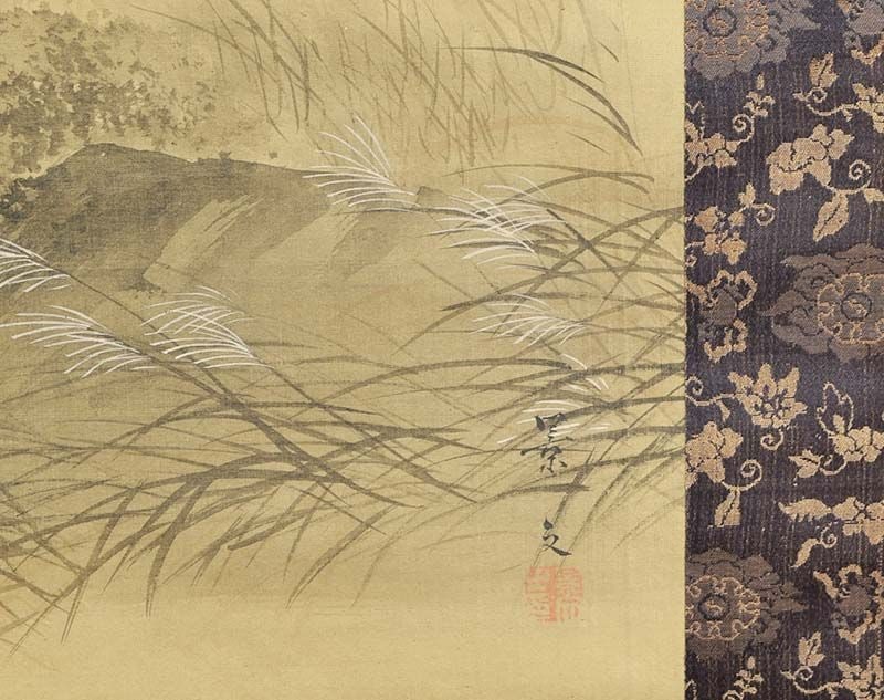 19c Japanese scroll painting BUFFALO & boy by MATSUMURA KEIBUN - 4