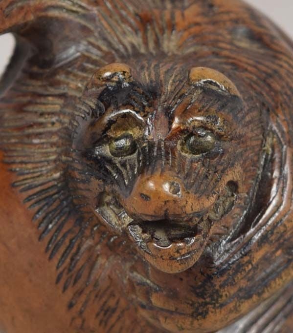 Early 19c netsuke TANUKI the badger - 2