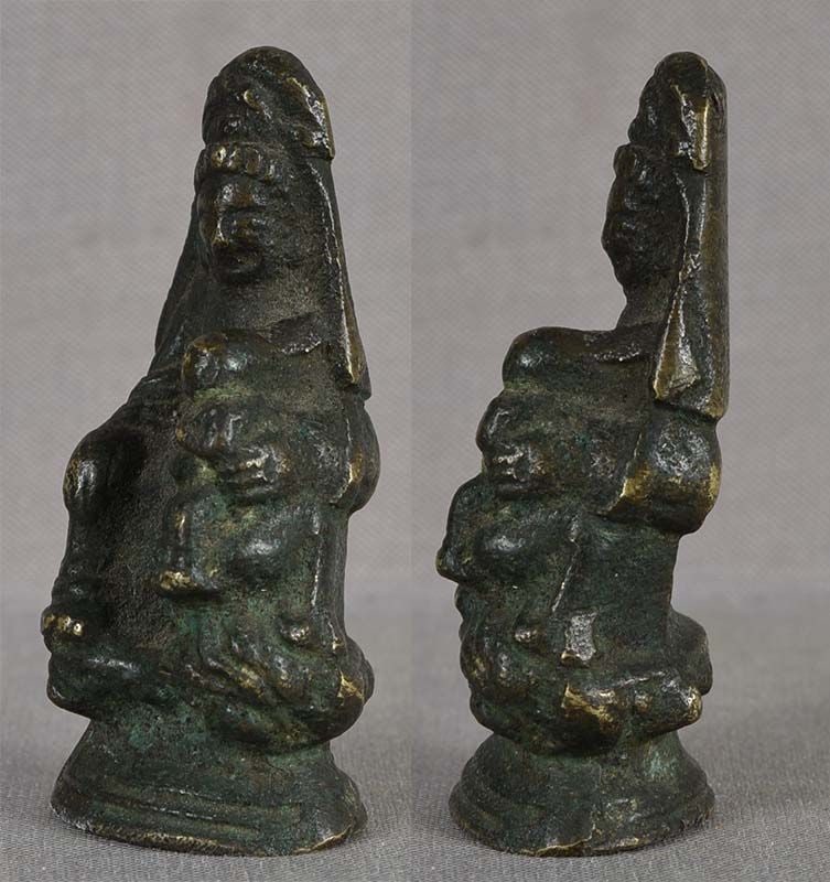 18/19c Tibetan bronze Bodhisattva AVALOKITESHVARA ex collection - 3