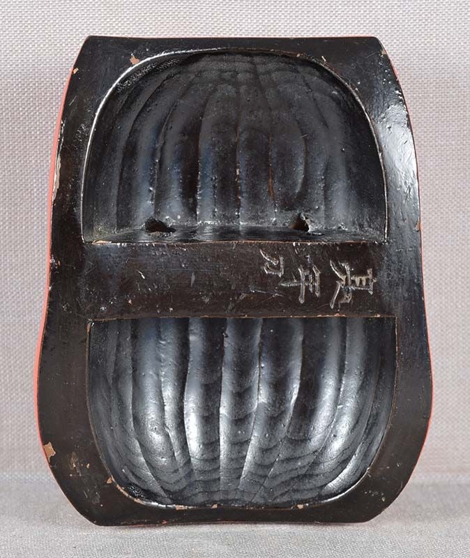 19c netsuke BUAKU MASK by SUKETOSHI 62mm - 3