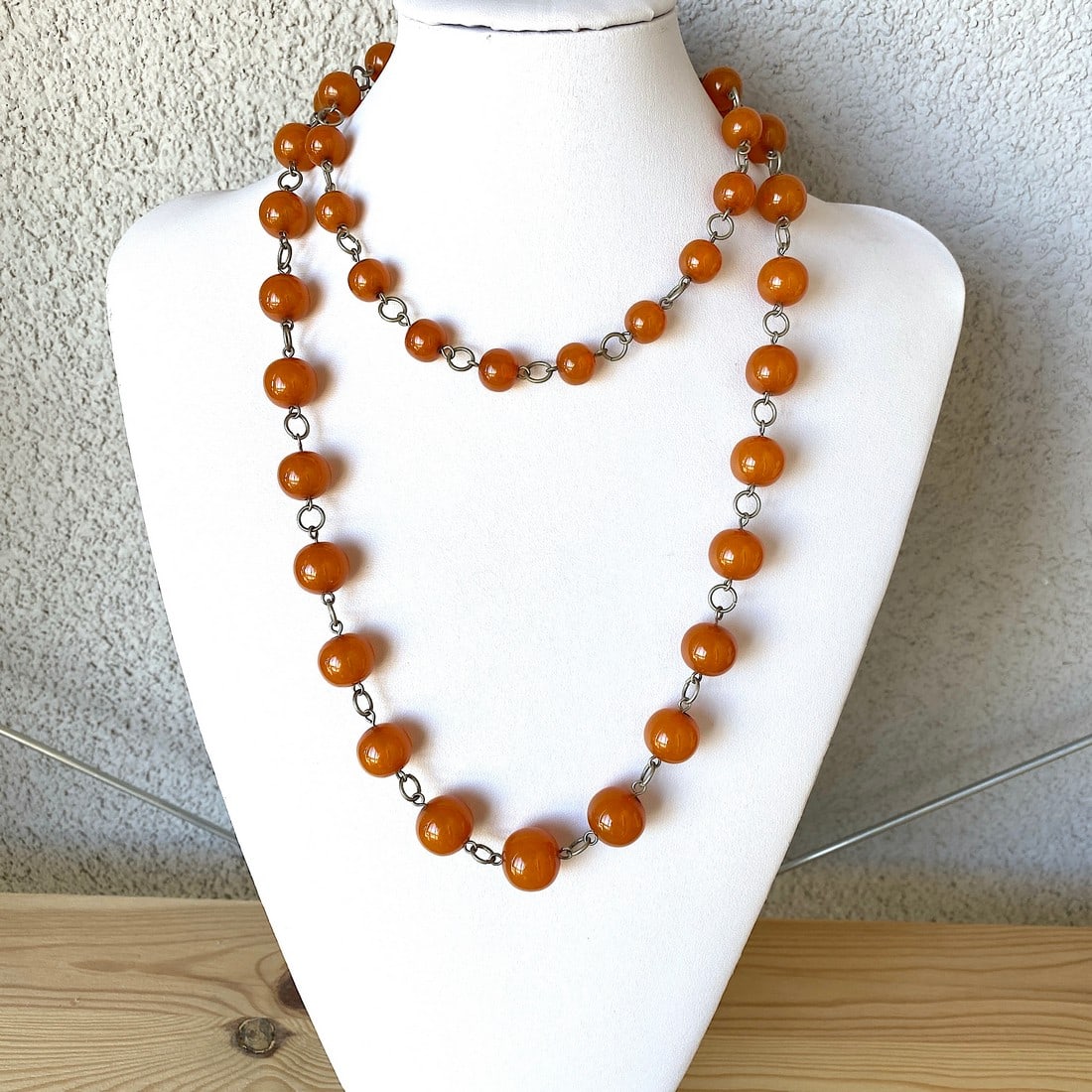Alluring Amber Necklace made from Round Amber beads (1 of 8)