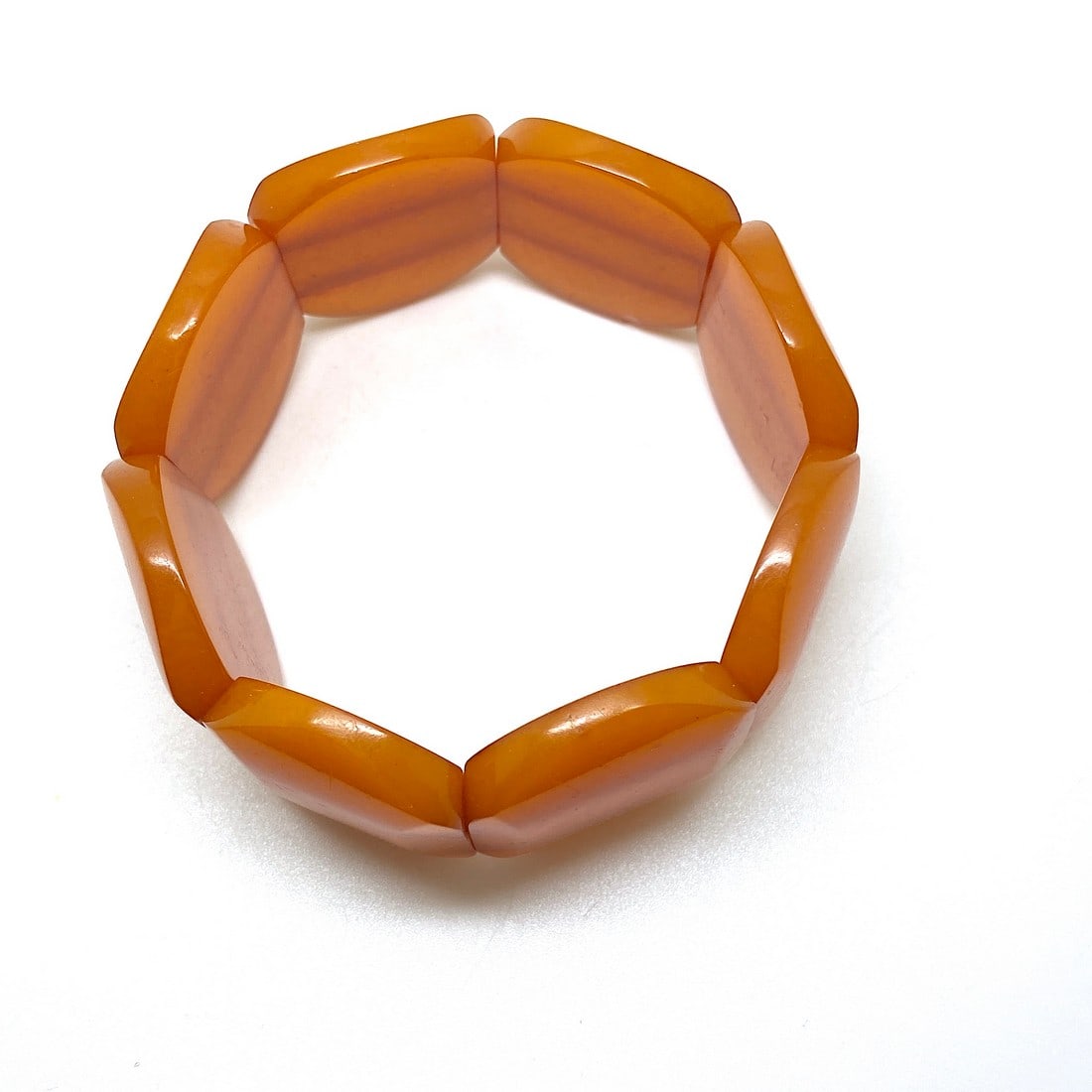 Unique and Splendid cut Amber bangle bracalet - 7
