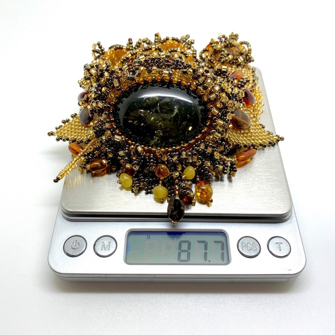 Exquisite Amber Cleopatra necklace - 9