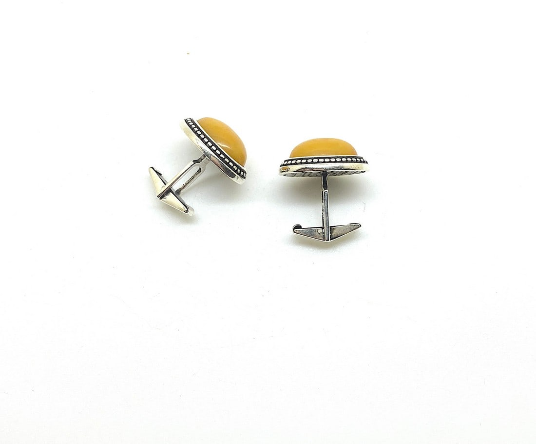 Astonishing Amber Cufflinks (1 of 9)