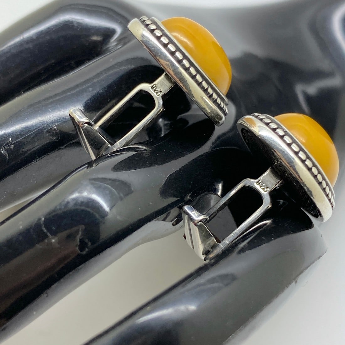 Astonishing Amber Cufflinks - 7