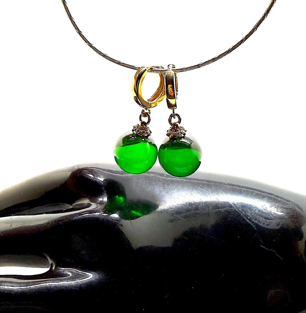 Alluring Amber Earrings - 2