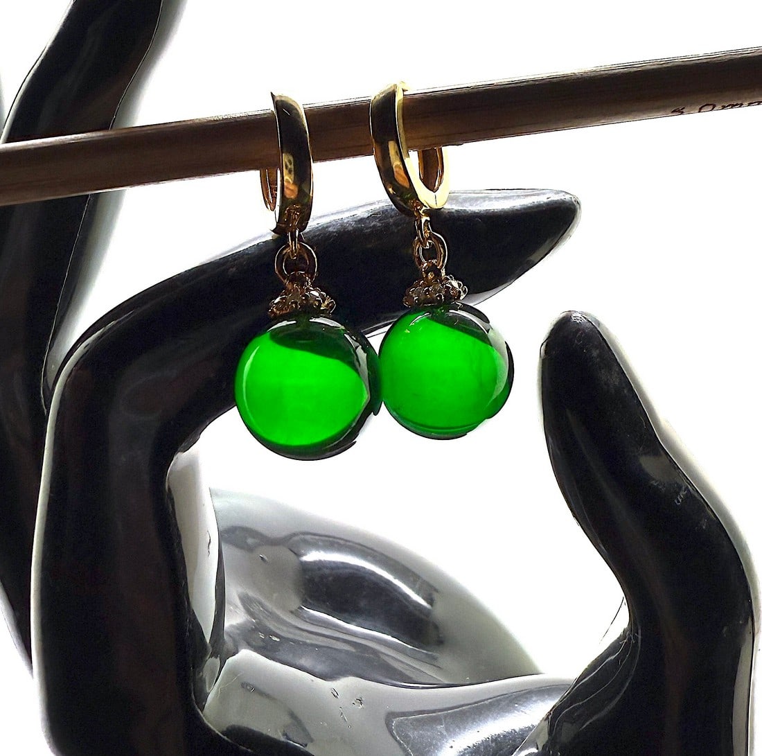 Alluring Amber Earrings - 4