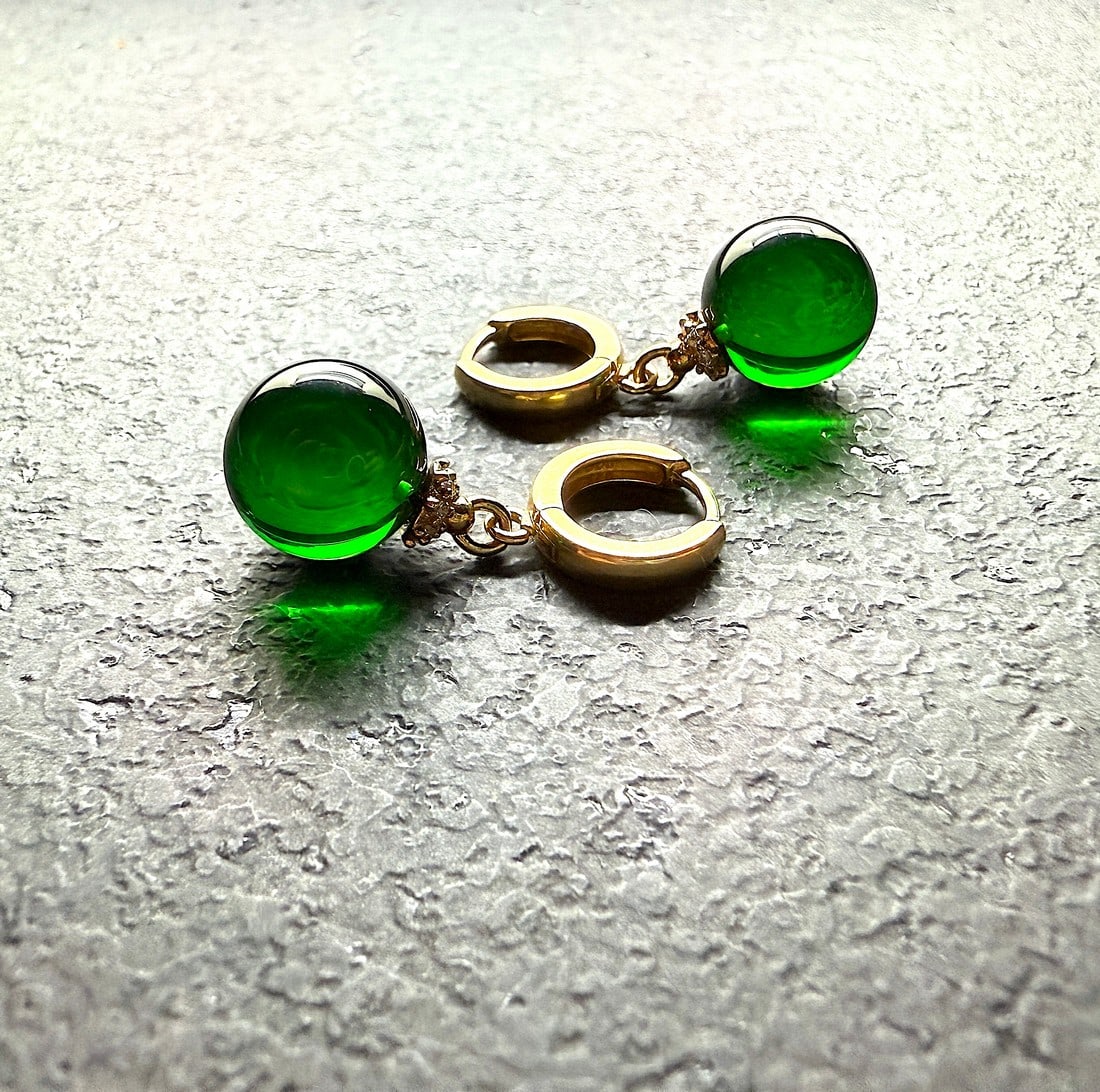 Alluring Amber Earrings - 7