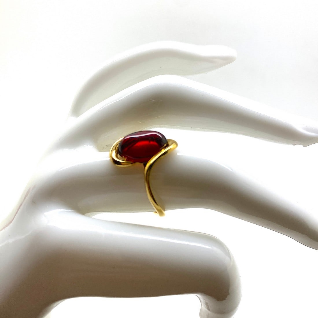 Fascinating Amber Ring - 5