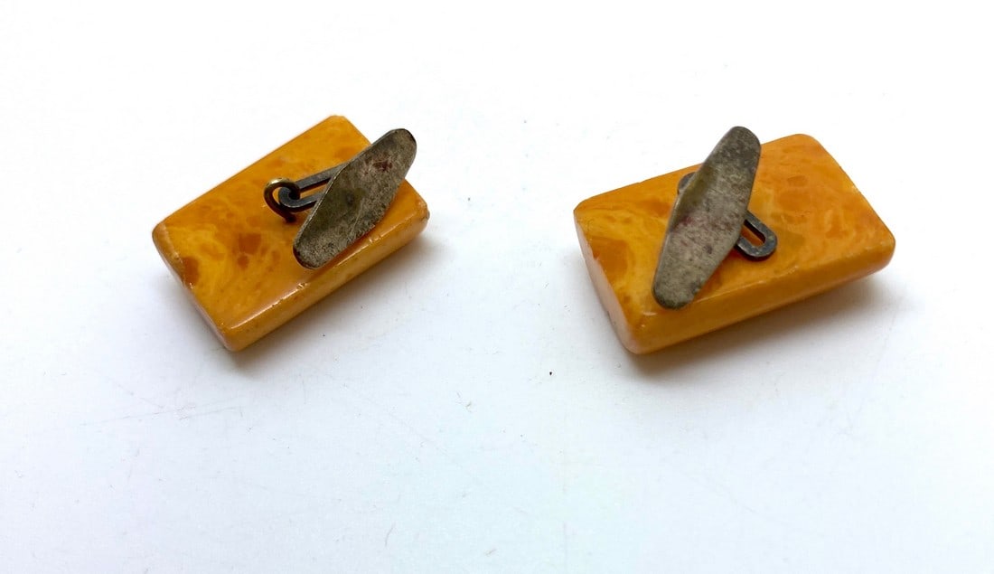 Exquisite Amber Cufflinks - 6