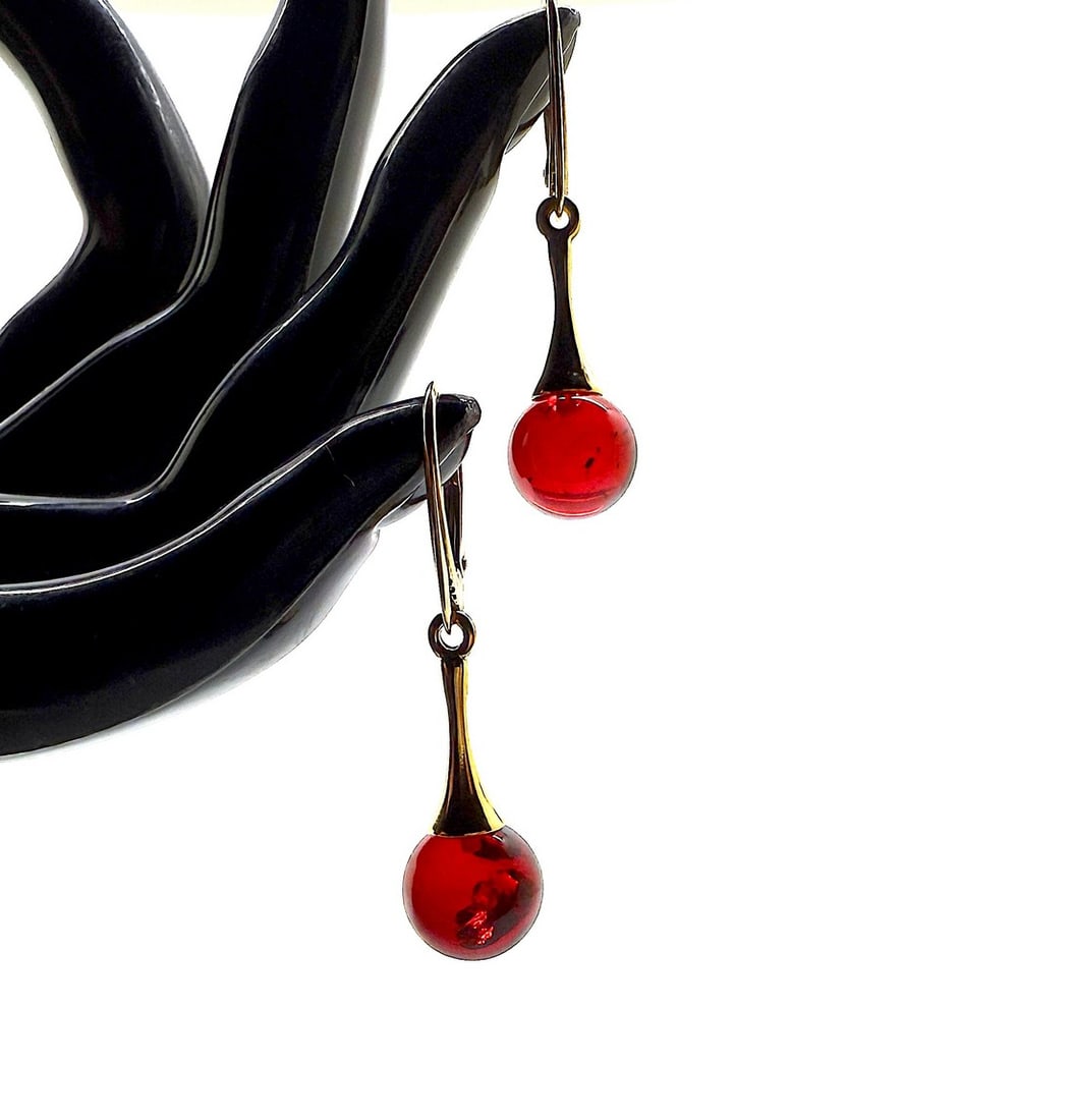 Fascinating Amber Earrings - 3