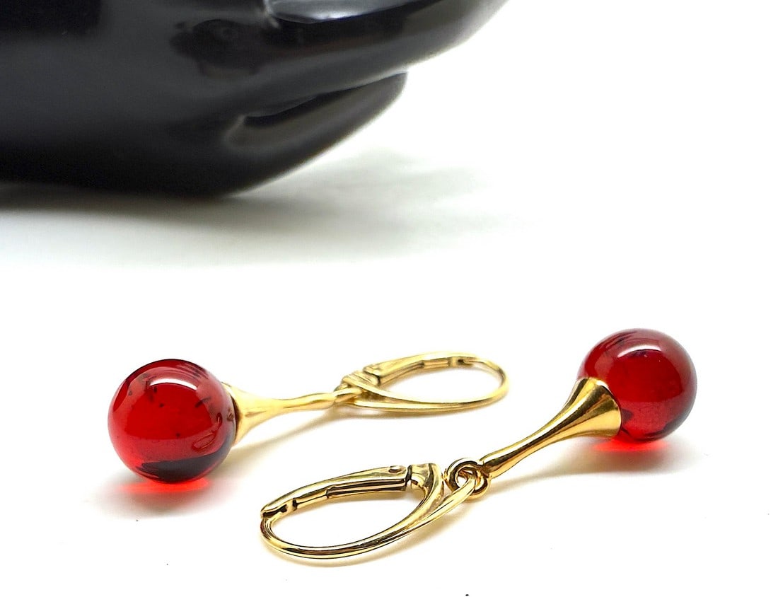 Fascinating Amber Earrings - 5