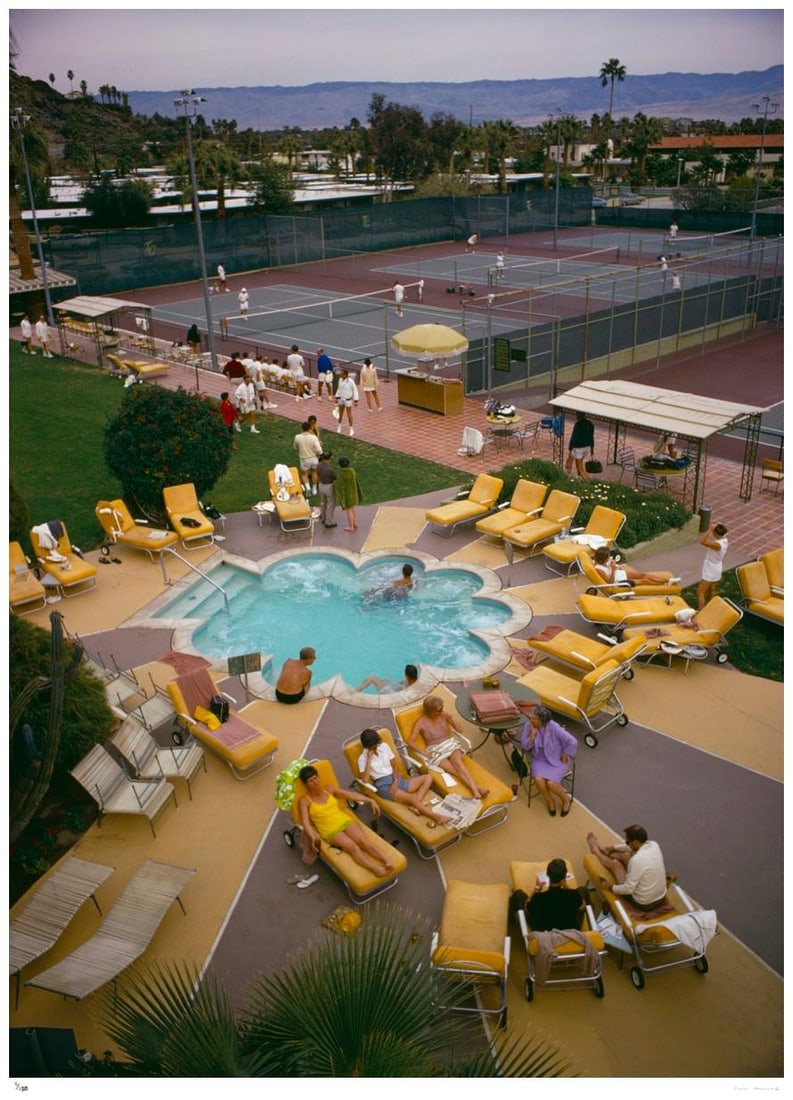 Relaxing At The Club 1970 - Slim Aarons Estate Stamped: 1970 (printed later) - 18