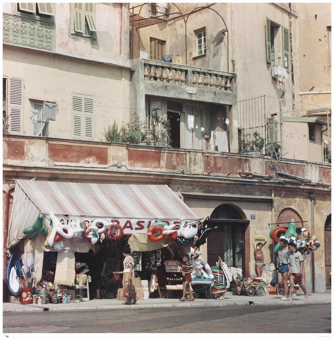 Menton 1957 - Slim Aarons Estate Stamped: 1957 (printed later) - 7