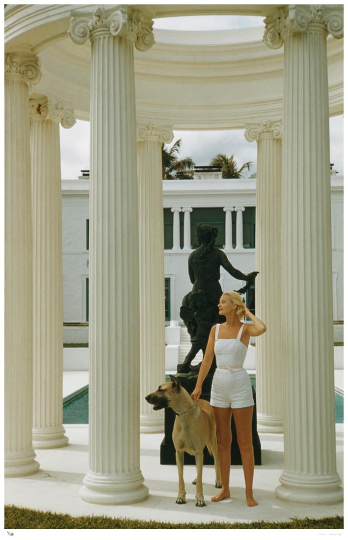 C. Z. Guest 1955 - Slim Aarons Estate Stamped: 1955 (printed later): Title: C. Z. Guest 1955 - Slim Aarons Estate Stamped: 1955 (printed later) Description: C. Z. Guest 1955 - Slim Aarons Estate Stamped American socialite Mrs. Winston F. C. Guest (aka C. Z. Guest, 1920