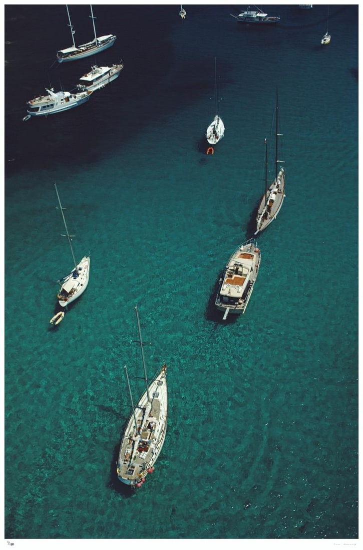 Blue Seas 1984 - Slim Aarons Estate Stamped: 1984 (printed later) - 7