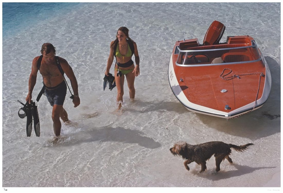 Snorkelling Holiday 1975 - Slim Aarons Estate Stamped: 1975 (printed later) - 18