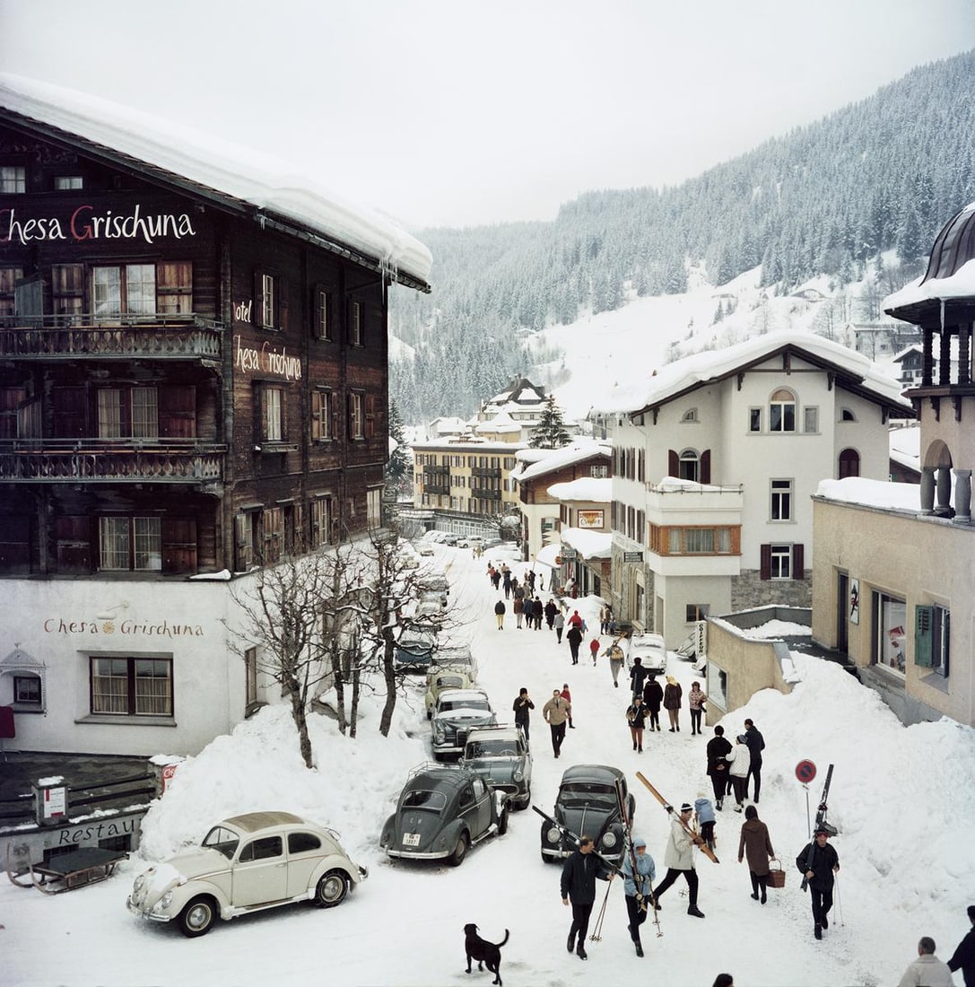 Slim Aarons 'Klosters' 1963 Official Limited Estate Edition: 1963 (1 of 20)