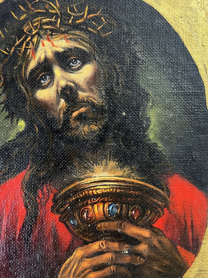 Oil painting Portrait of Jesus Alexander Litvinov - 8