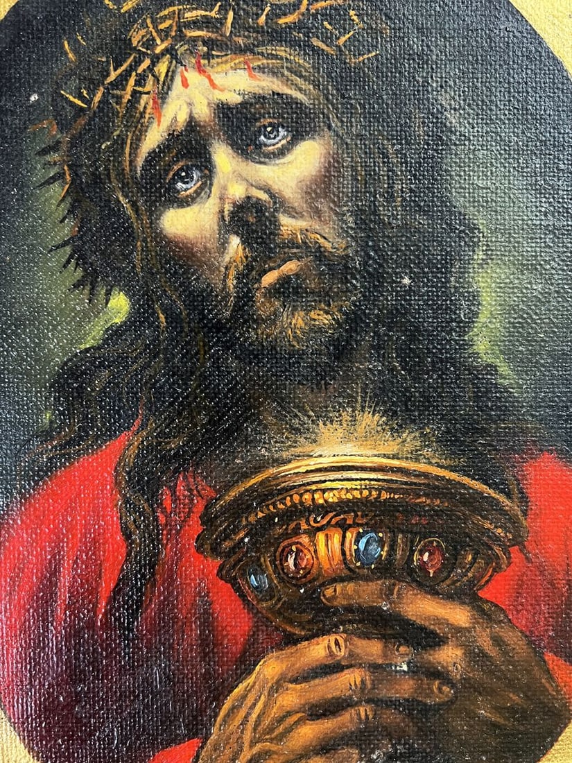 Oil painting Portrait of Jesus Alexander Litvinov - 9