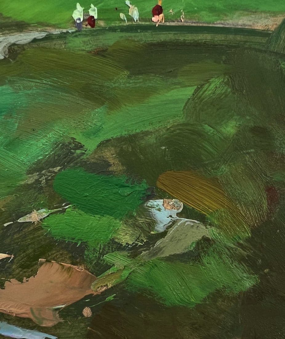 Oil painting Ancient city monastery Yuriy Suprunchuk - 9