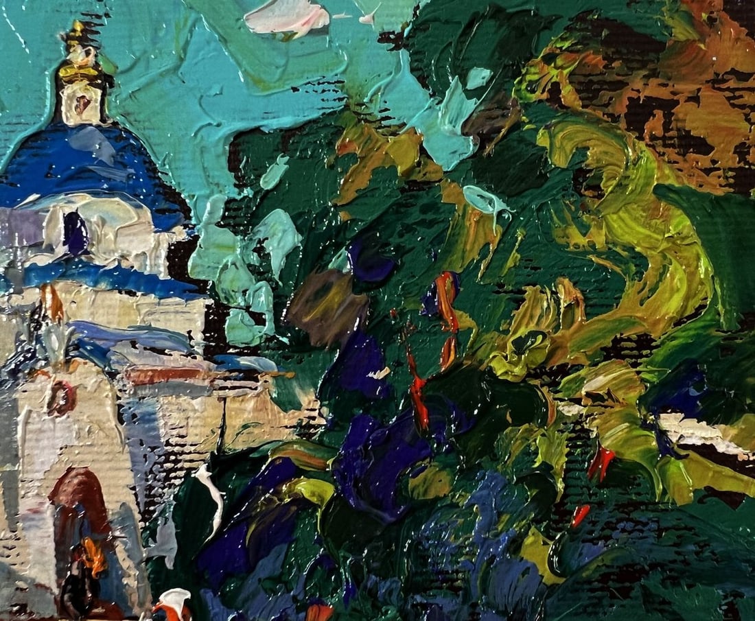 Oil painting Morning church Oleksiy Ivanyuk - 4