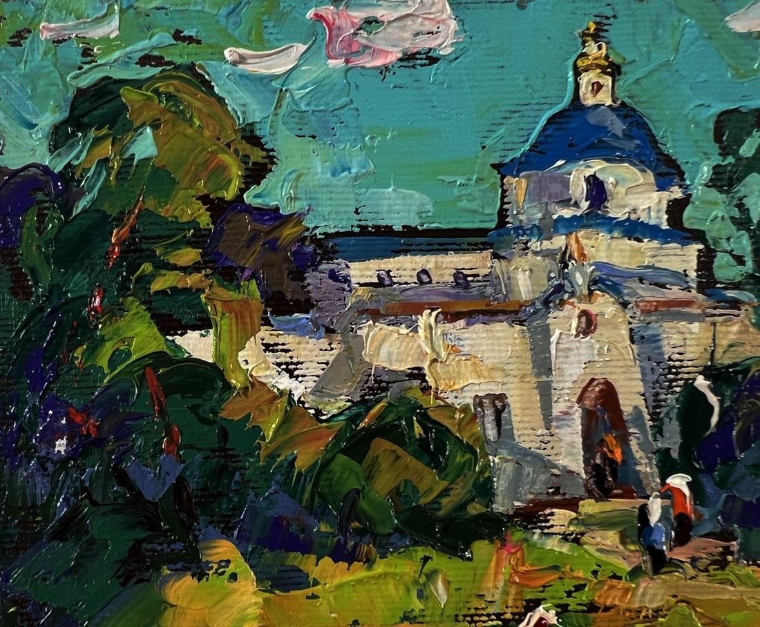Oil painting Morning church Oleksiy Ivanyuk - 7