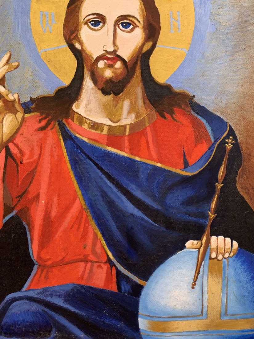 Oil painting Portrait of Jesus Christ Oleksandr Gukalov - 11