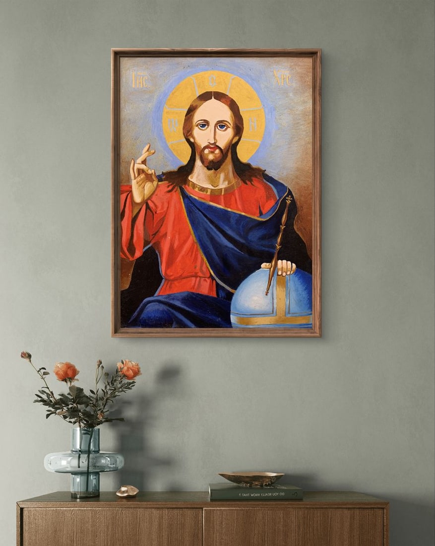 Oil painting Portrait of Jesus Christ Oleksandr Gukalov - 3