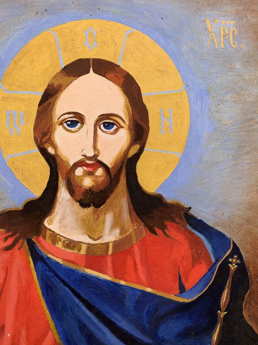 Oil painting Portrait of Jesus Christ Oleksandr Gukalov - 5