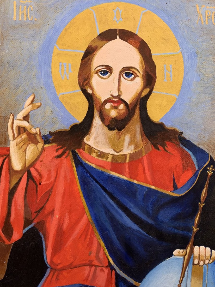 Oil painting Portrait of Jesus Christ Oleksandr Gukalov - 6