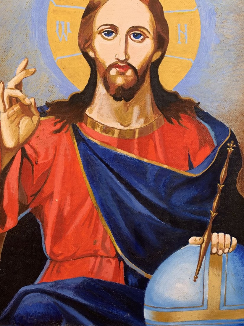 Oil painting Portrait of Jesus Christ Oleksandr Gukalov - 8