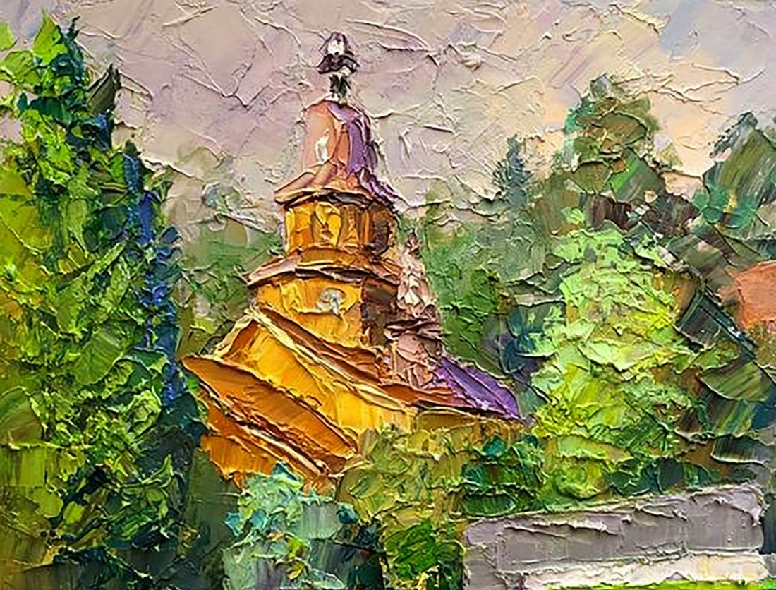 Oil painting Church of the Annunciation of the Holy Mother of God Serdyuk Boris Petrovich - 2