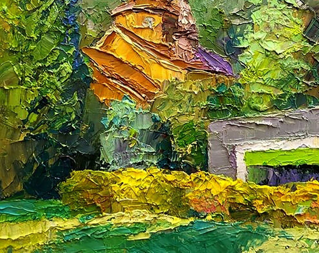 Oil painting Church of the Annunciation of the Holy Mother of God Serdyuk Boris Petrovich - 4