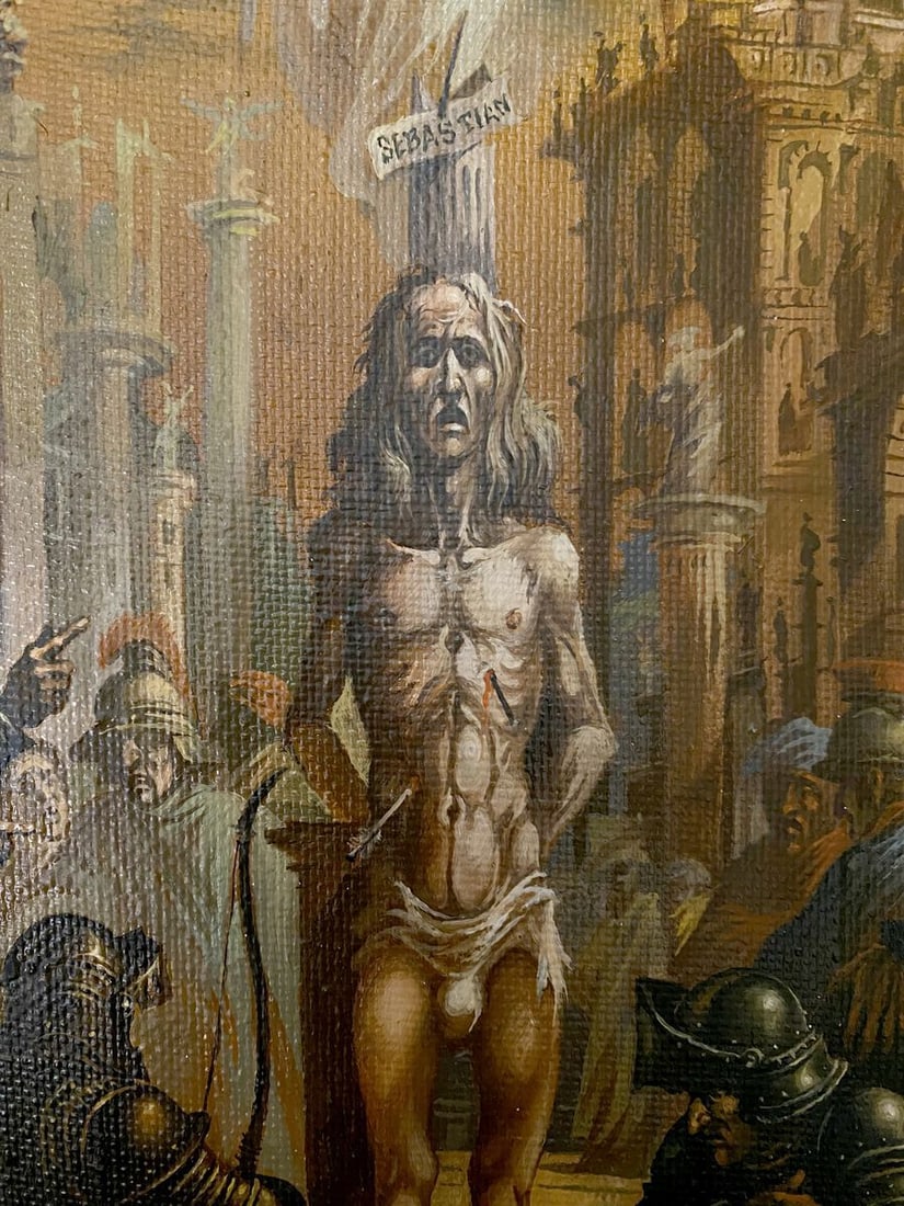 Oil painting Saint Sebastian Alexander Arkadievich Litvinov - 5