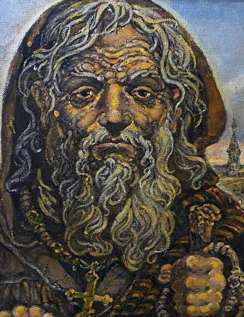 Oil painting Wanderer Litvinov Oleg Arkad'yevich (1 of 8)