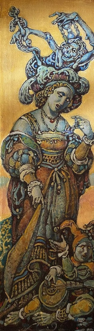 Oil painting Durer and his time Litvinov Oleg Arkad'yevich (1 of 8)